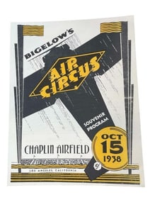 The Rocketeer (1991) - Circus Program