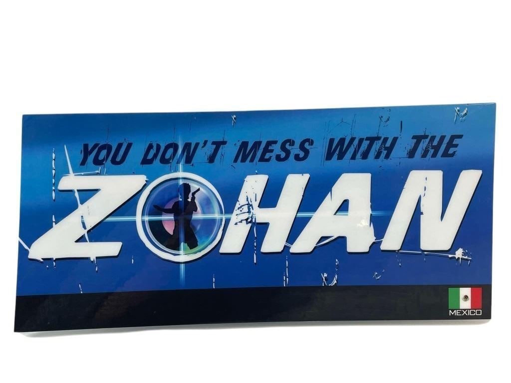 You Don't Mess with the Zohan (2008) - Car Pass: You Don't Mess with the Zohan (2008) - Car Pass.Original car pass used by the cast and crew on the set of the comedy film "You Don't Mess with the Zohan" (2008), where, an Israeli Special Forces Soldi