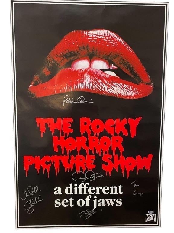 The Rocky Horror Picture Show (1976) - Cast Signed Poster (Beckett LOA) (1 of 2)