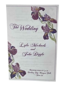 Arrow TV Series (2012-2020) - John Diggle and Lyla Michaels Wedding Program