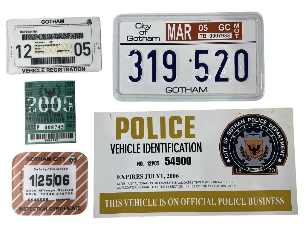 Batman Begins (2005) - Collection of Car Props (1 of 2)