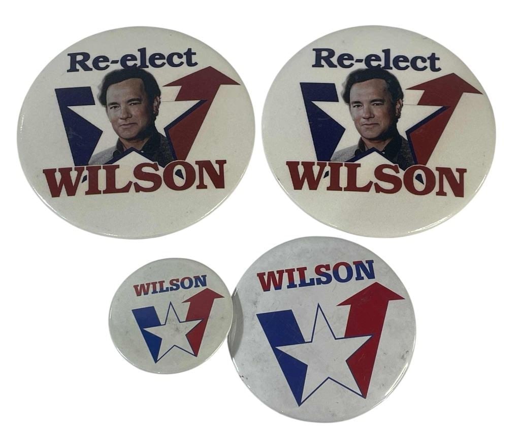 Charlie Wilson's War (2007) - Charlie Wilson (Tom Hanks) 4 Campaign Badges (1 of 2)