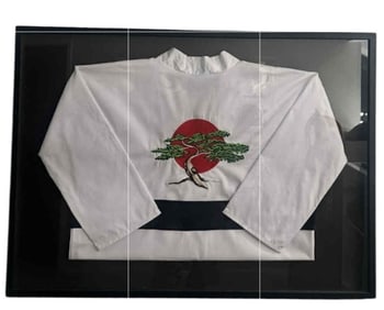 Cobra Kai (2018-2023) - Daniel LaRusso (Ralph Macchio) Framed Dojo karate Gi