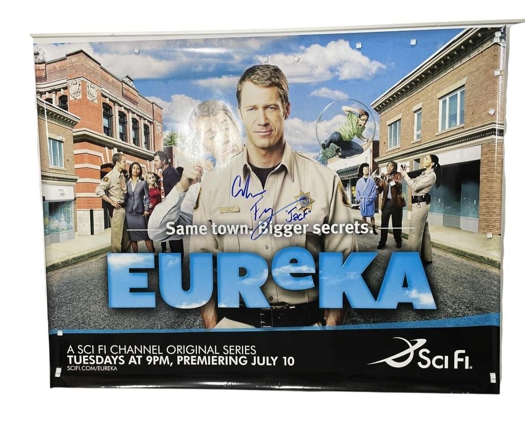 Eureka (2006-2012) - Colin Ferguson Signed Large Vinyl Banner (1 of 1)