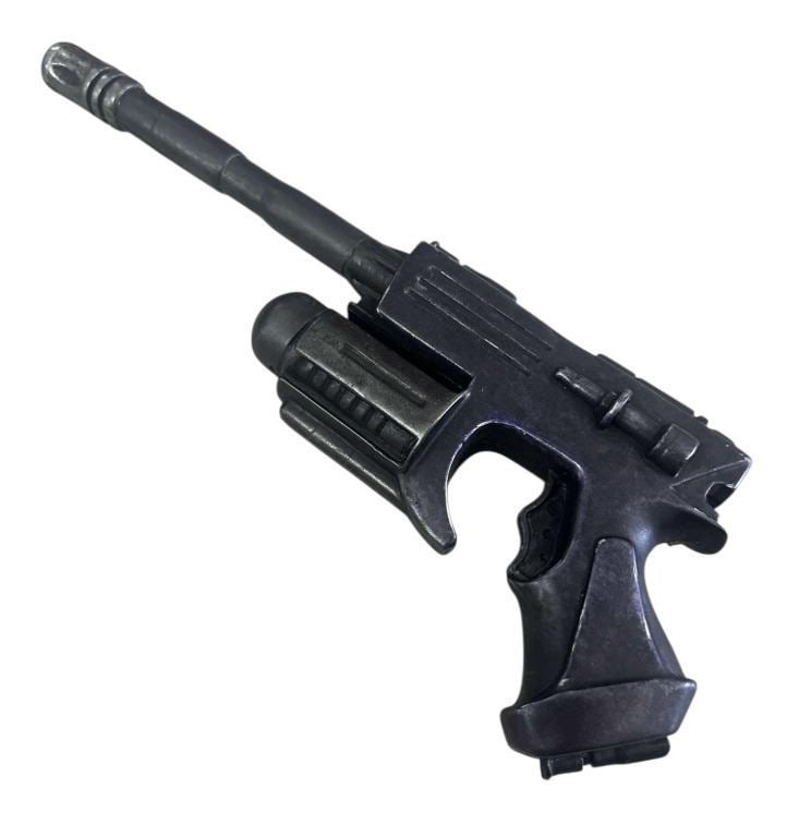 Guardians of the Galaxy Vol. 2 (2017) - Tullk's (Tommy Flanagan) Stunt Pistol - Lot B: Guardians of the Galaxy Vol. 2 (2017) - Tullk's (Tommy Flanagan) Stunt Pistol - Lot B.Made of resin.Original stunt pistol used by "Tullk", played by Tommy Flanagan in the superhero film 'Guardians of