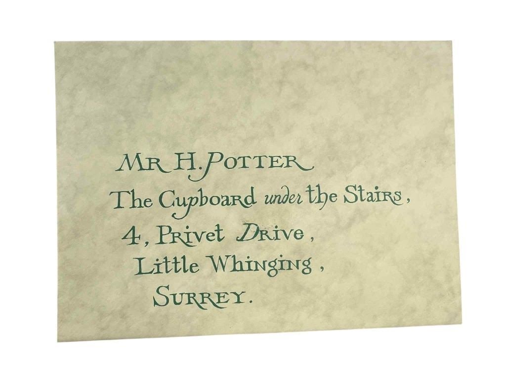 Harry Potter and the Sorcerer's Stone (2001) - Harry Potter's Hogwarts Acceptance Envelope (1 of 3)