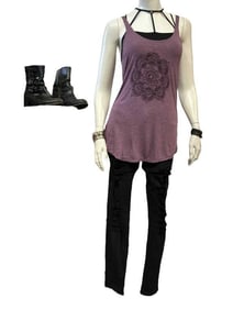Power Rangers (2017) - Kimberly (Pink Ranger) Naomi Scott 4-Piece Costume & Bracelets