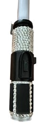 Star Wars - Swarovski Laid Crystal Yoda Lightsaber - Movie Treasure Bling