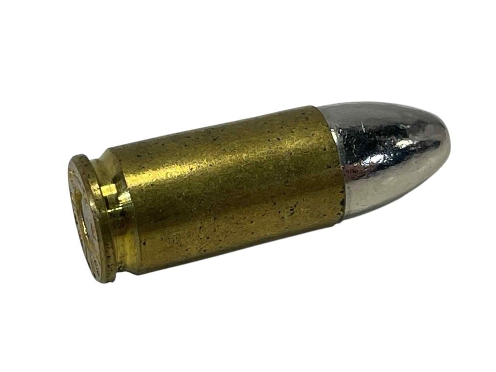 Supernatural (2005 - 2020) - Hero Silver Bullet - Unfired Primer (Sam's Sidearm): Supernatural (2005 - 2020) - Hero Silver Bullet - Unfired Primer (Sam's Sidearm).Comes with a COA co-signed by the armorer for the show. Master armorer and weapon fabricator who's been in the business