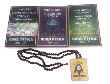 The Love Guru (2008) - Val Kilmer Acess Badge and Love Guru Books