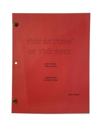 The Return of the Apes (Oliver Stone - Arnold Schwarzenegger 1993) - Unproduced Original Script