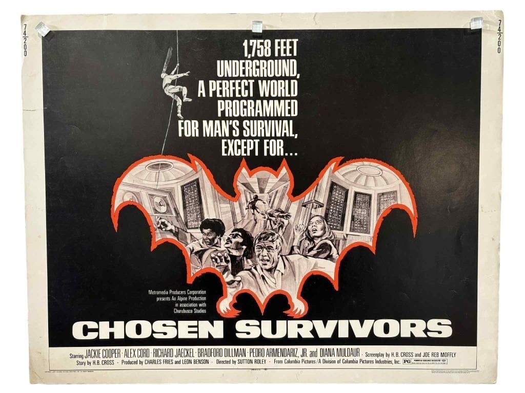 Chosen Survivors (1974) - Half-Sheet Poster (1 of 1)