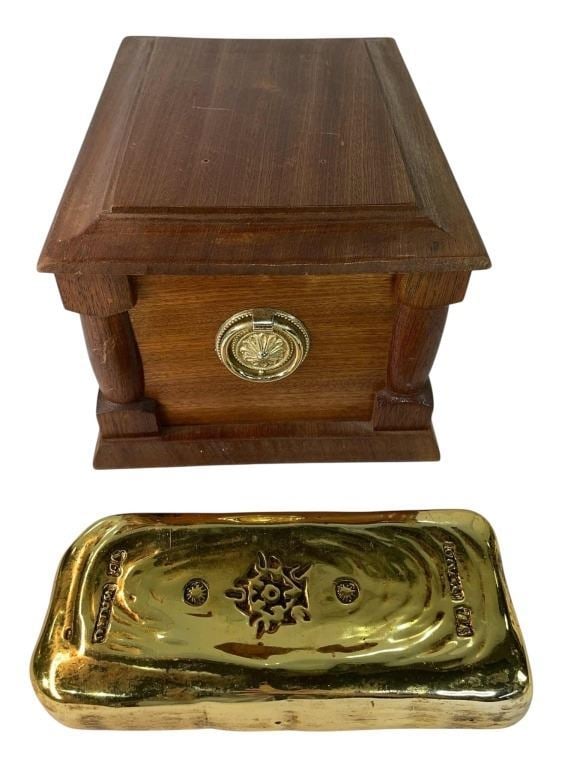 Game of Thrones (2011-2019) - Lannister Caravan - Tyrell Gold Bar + gold Transportation Box (1 of 4)