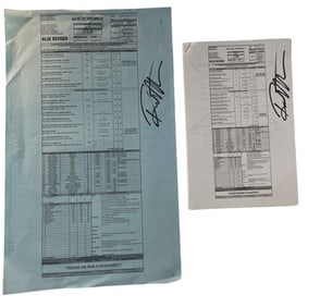 Acts of Violence (Bruce Willis 2018) - Call Sheet & Pocket Script Pages Set Used By Robert Kurtzman