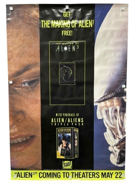 Alien 3 (1992) - Rare "Making of" Poster (25 1/2" x 28") (1 of 1)