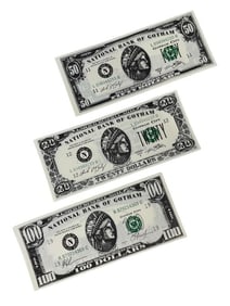 Batman Forever (Val Kilmer 1995) - 20, 50 and 100 Dollar Money Set