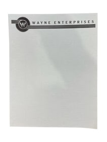 Batman Forever (Val Kilmer 1995) - Wayne Enterprises Stationary