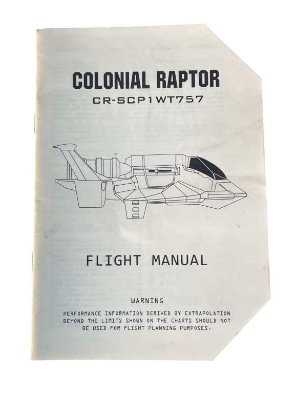 Battlestar Galactica (2004 - 2009) - Colonial Raptor Flight Manual (1 of 2)