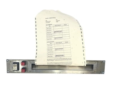 Battlestar Galactica (2004 - 2009) - Galactica CIC Printer and Printed Out Test Card