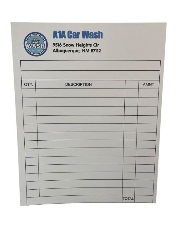Breaking Bad (2008 - 2013) - A1A Carwash Receipt (1 of 1)