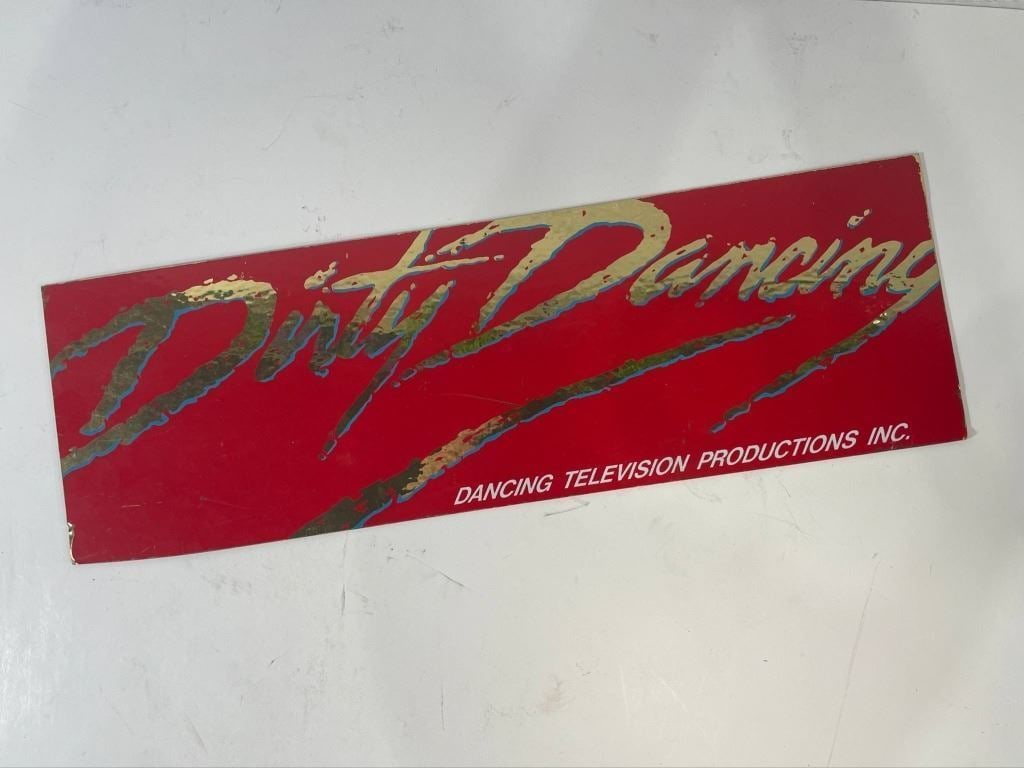 Dirty Dancing (1987) - Crew Used Dashboard Parking Permit Card (1 of 1)