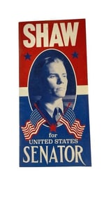 Fantastic Beasts and Where to Find Them (2016) - "Shaw For United States Senator" Pamphlet