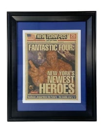 Fantastic Four (2005) - Framed Newspaper Cover