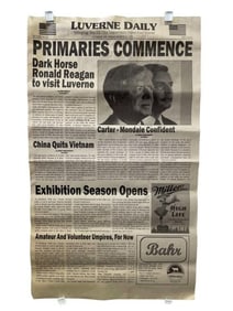 Fargo (2014-) - Ronald Reagan - Jimmy Carter Newspaper