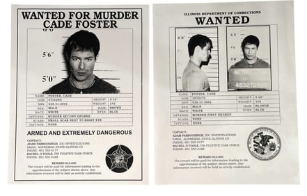 First Wave (1998[x=#8211/]2001) - Set of 2 Cade Foster Wanted Posters
