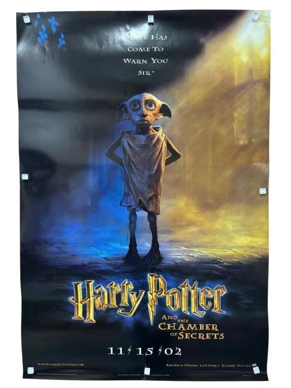 Harry Potter and the Chamber of Secrets (2002) - Double-Sided Theater Teaser Poster (1 of 2)