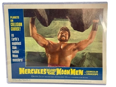 Hercules Against the Moon Men (1964) - Lobby Card
