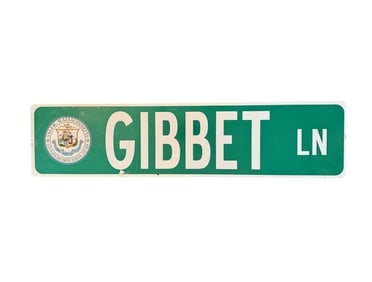 Hocus Pocus 2 (2022) - "Gibbet Ln" Street Sign