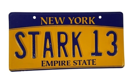 Iron Man Cinematic Universe - STARK 13 License Plate