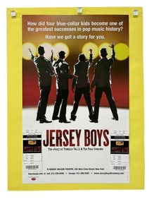 Jersey Boys - Broadway Poster With Tickets