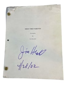 Meet the Parents (2000) - Script Signed by Writer Jim Herzfeld