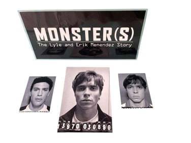 Monsters: The Lyle and Erik Menendez Story (2022-) - Menendez Brothers Mug Shots + Parking Pass