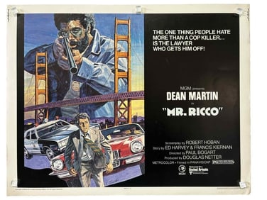 Mr. Ricco (1975) - Half-Sheet Poster (Dean Martin)
