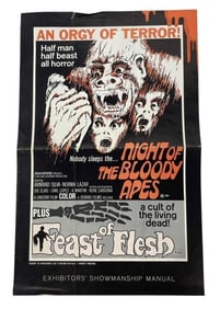 Night of the Bloody Apes (1969) - Press Book