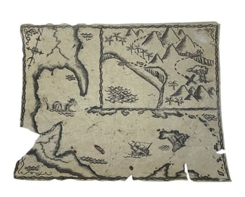 Power Rangers Operation Overdrive (2007) - Brownbeard[x=#8217/]s Treasure Relic Map