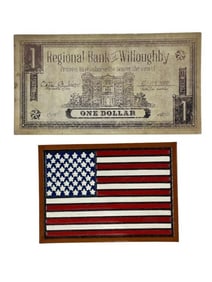 Revolution (2012-2014) - Leather Flag Patch and Banknote