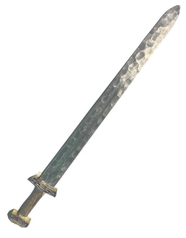The 13th Warrior (1999) - King's Burial Sword: The 13th Warrior (1999) - King's Burial Sword.Comes with a COA co-signed by the film's prop fabricator.The hilt is a authentic Red Deer antler from the Highlands of Scotland. Aluminum blade.Original K