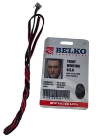 The Belko Experiment (2016) - Belko ID Card and Hidden Camera.