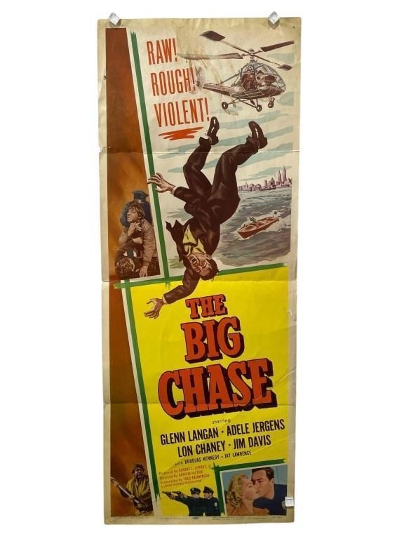 The Big Chase (1954) - Poster (14" X 36") (1 of 2)