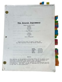 The Bourne Supremacy (2004) - Original Script