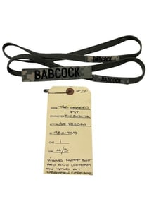 The Crazies (2010) - Joe Reegan (Pvt. Billy Babcock) 3 Name Patch's and 2 Straps