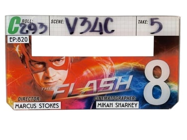 The Flash (2014-2023) - Digital Slate Clapperboard Cover
