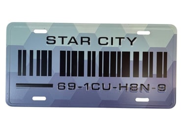 The Flash (2014-2023) - Future Star City License Plate
