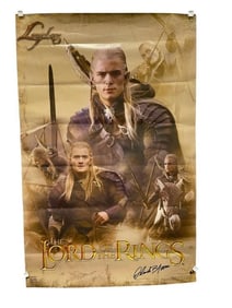 The Lord of the Rings (2001-2003) - Orlando Bloom Signed Poster