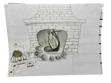 The Nightmare Before Christmas (1993) - Hand Drawn Storyboard (Andreas Deja)