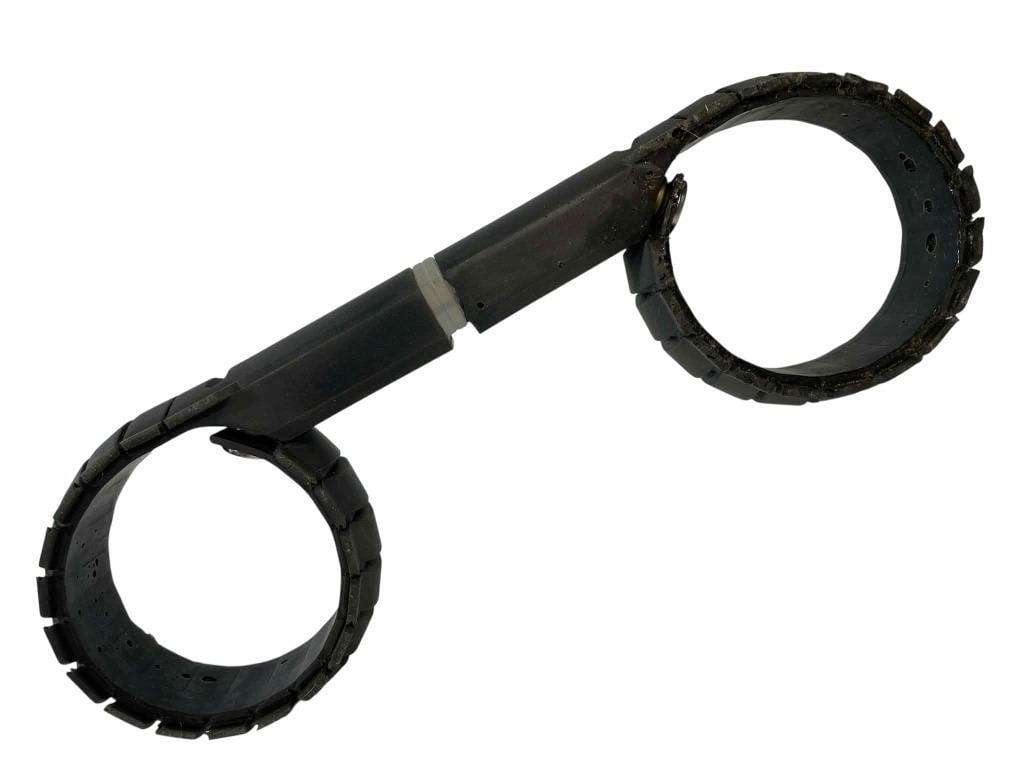 Artemis Fowl (2020) - Faerie Hero Light-Up Handcuffs: Artemis Fowl (2020) - Faerie Hero Light-Up Handcuffs.Measuring roughly 5" x 12".Made of rubber and other various materials with electronics and LED lights.Original Faerie handcuffs used in the science